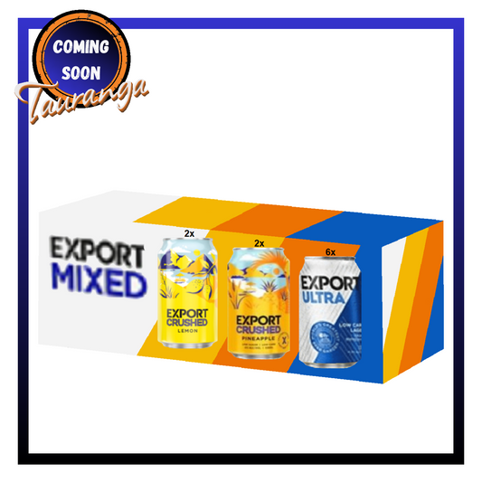 .  Export Mixed 10 Pack 330mL Cans (New) (Due Second Week October)