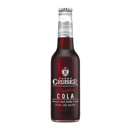 Cruiser Vodka 4.8% Classic Cola 12 Pack 275mL Bottles