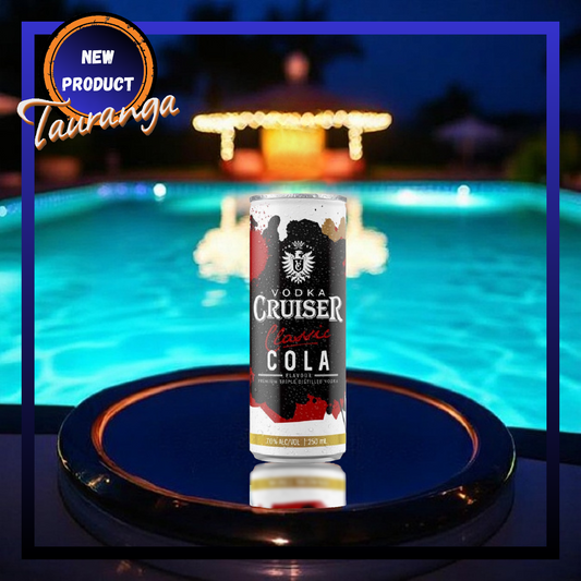 Cruiser Vodka 7% Classic Cola 12 Pack 250mL Cans (New)