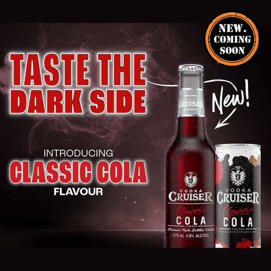 Cruiser Vodka 4.8% Classic Cola 12 Pack 275mL Bottles (New)