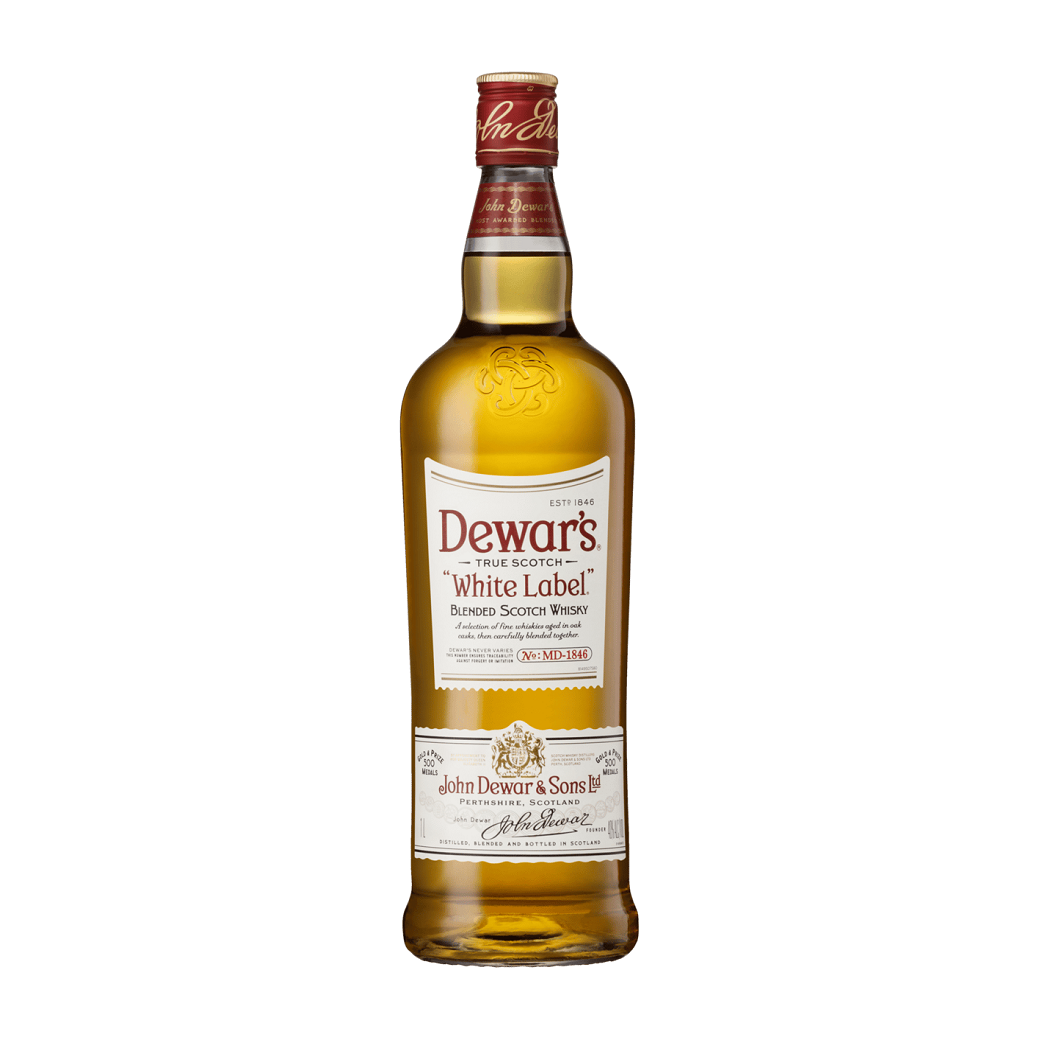 Dewars White Label Scotch Whiskey 1 Litre