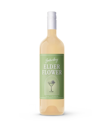 z. Saturdays Elderflower Liqueur 14% 750mL (New-TLT) (Due Soon)