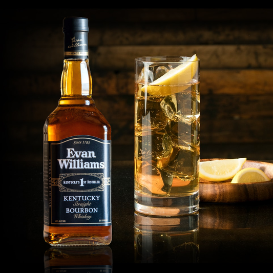 Evan Williams Black Label Bourbon 1L (New-TLT) (TLT-MS)