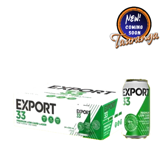 . Export 33 24 Pack 330mL Cans (Due Late September) (New)