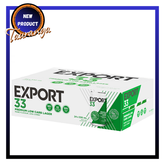 Export 33 24 Pack 330mL Cans (New)