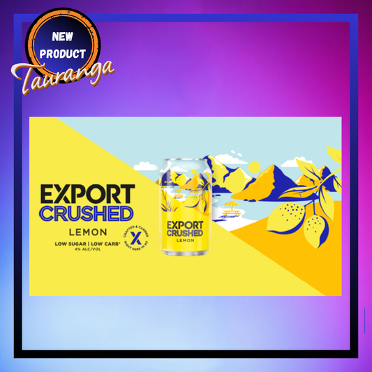 Export Crushed Lemon 12 Pack 330mL Cans (New)
