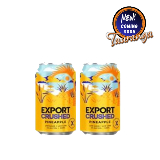 . Export Beer with Crushed Pineapple 12 Pack 330mL Cans (Due Late September) (New)