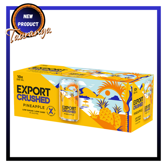 Export Crushed Pineapple 10 Pack 330mL Cans (New)