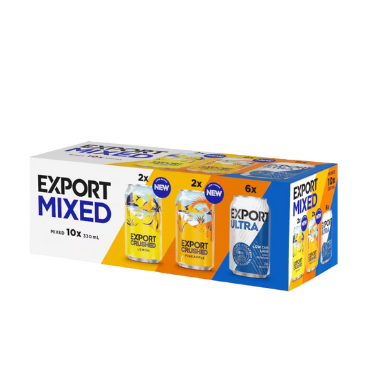 Export Mixed 10 Pack 330mL Cans (New)