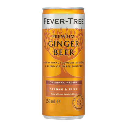 Fever Tree Ginger Beer 4 Pack 250mL Cans (DATED) - (TLT-EOL)