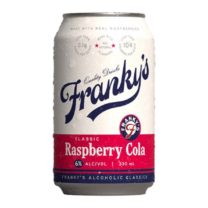 Franky's Raspberry Cola 6% 10 Pack 330mL Cans - (TLT-EOL)