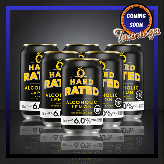 . Hard Rated Lemon 6 Pack 330mL Cans (New) (Due End of October)