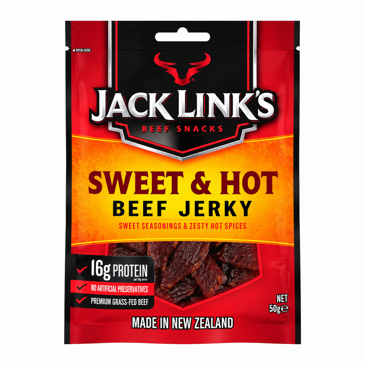 Jack Links Sweet & Hot Jerky 50g (New-TLT)