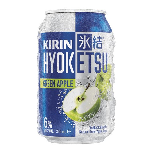 .  Kirin Hyoketsu Green Apple 6 Pack 330mL Cans (Due 16th June) (New)