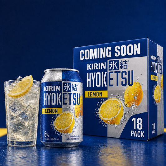 .Kirin Hyoketsu Lemon 6% 18 Pack 330mL Cans (New) (Due 2nd Week November)