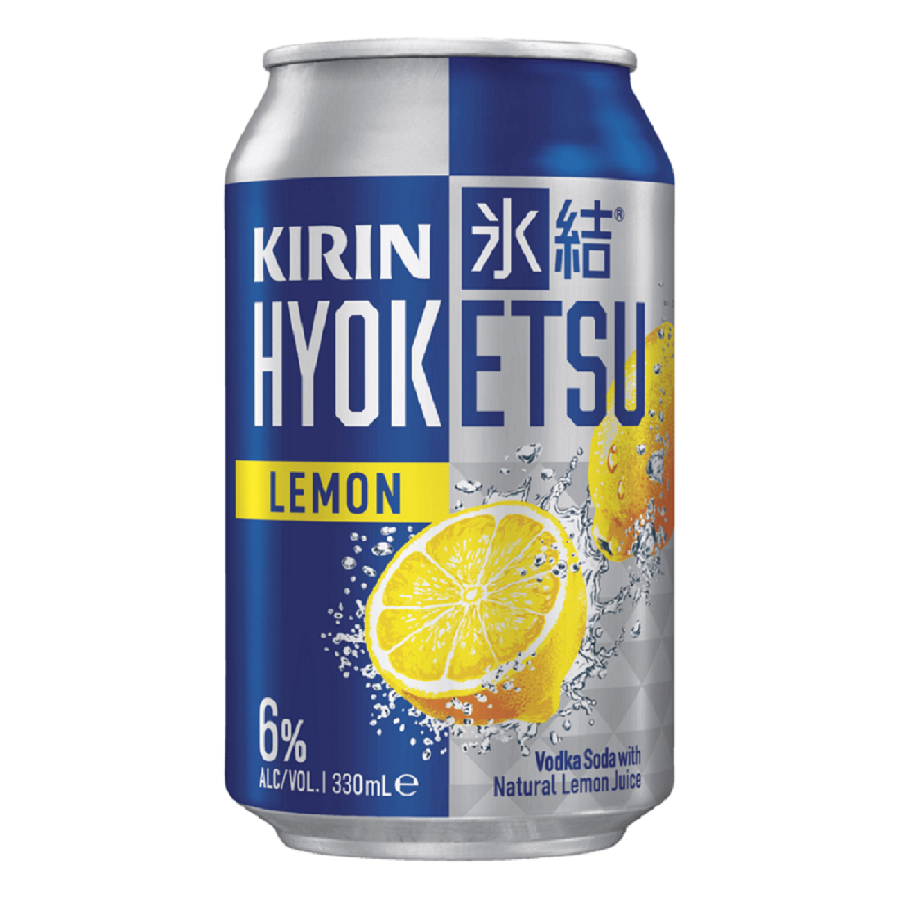 Kirin Hyoketsu Vodka Soda with Lemon 6% 6 Pack 330ml Cans
