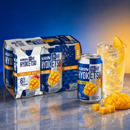 .Kirin Hyoketsu Mango 6% 6 Pack 330mL Cans (New) (Due End October)