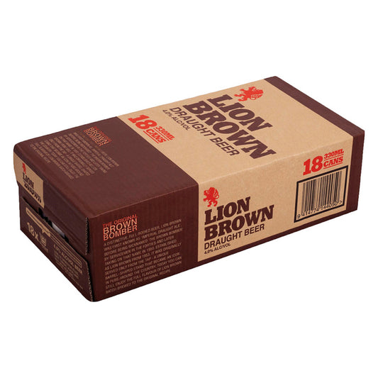 Lion Brown 18 Pack 330ml Cans