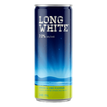 Long White Vodka 7% Lemon & Lime 12 Pack 240ml Cans