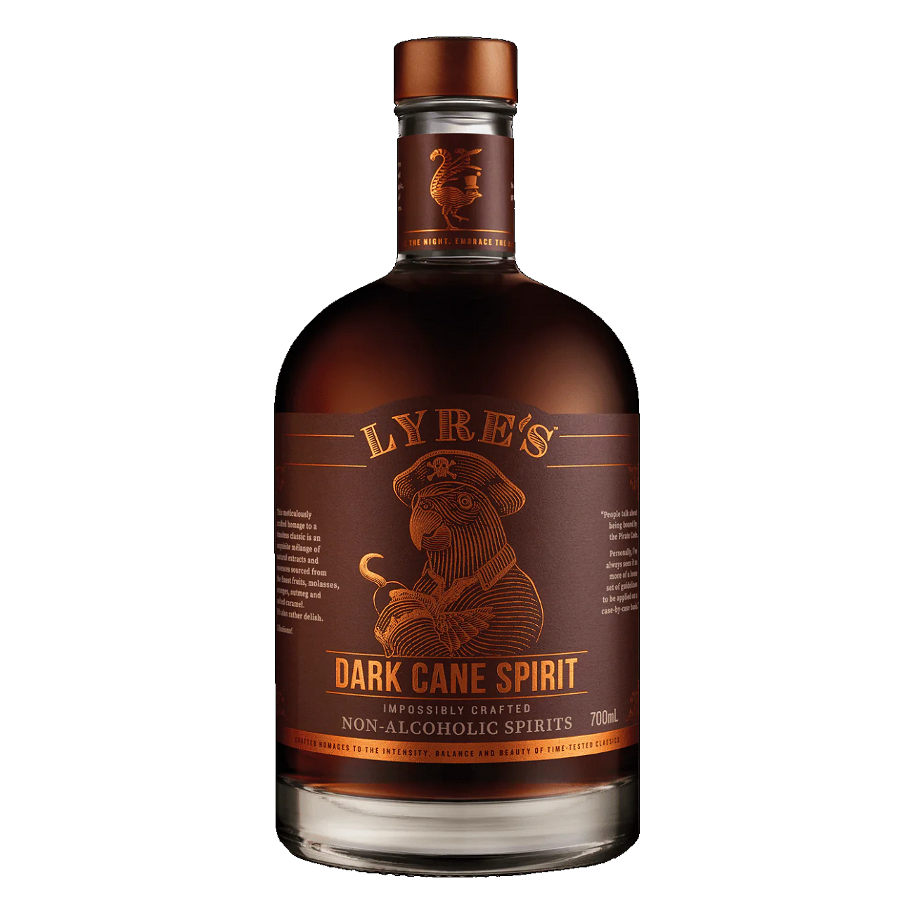 Lyre's Dark Cane Rum Spirit Alcohol Free 700ml