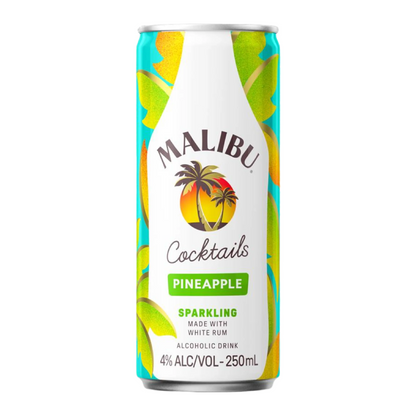 Malibu & Pineapple 4% 10 Pack 250mL Cans