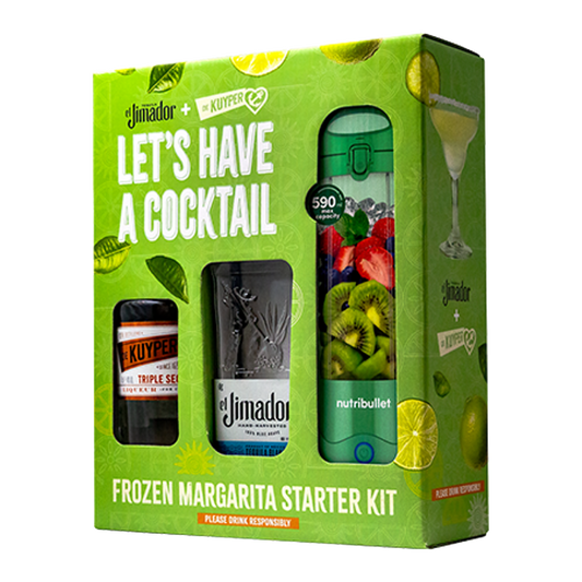 Margarita Gift Kit | De Kuyper Tripple Sec 700mL + El Jimador 700mL + Nutri bullet Portable Blender (TL-EOL)
