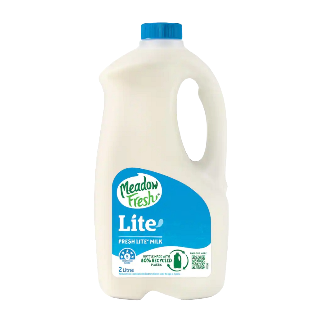 Meadow Fresh Milk Lite 2 Litre Plastic (INSTORE ONLY)
