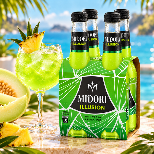 Midori Illusion 4.5% 4 Pack Bottles 275mL (New-TLT) )