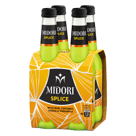 Midori Splice 4.5% 4 Pack Bottles 275mL (New-TLT) )