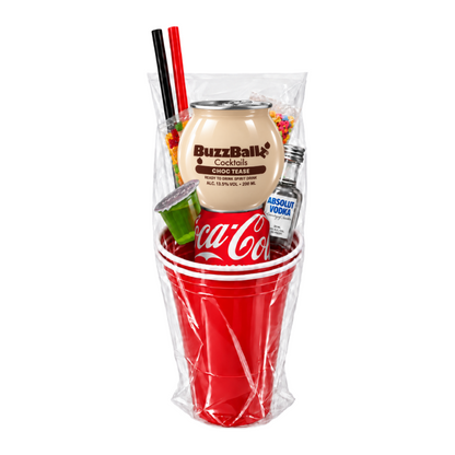 Cocktail BuzzBallz Kit & Drink, Jello Shot, Popping Candy & Mini Vodka (Makes 2 Alcoholic Cocktails)