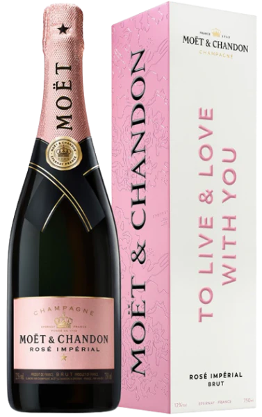 Moet & Chandon Rose Limited Love Gift Box Champagne 750ml