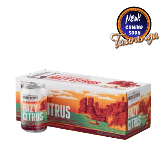 . Monteiths Hazy Citrus 10 Pack 330mL Cans (Due Late September) (New)