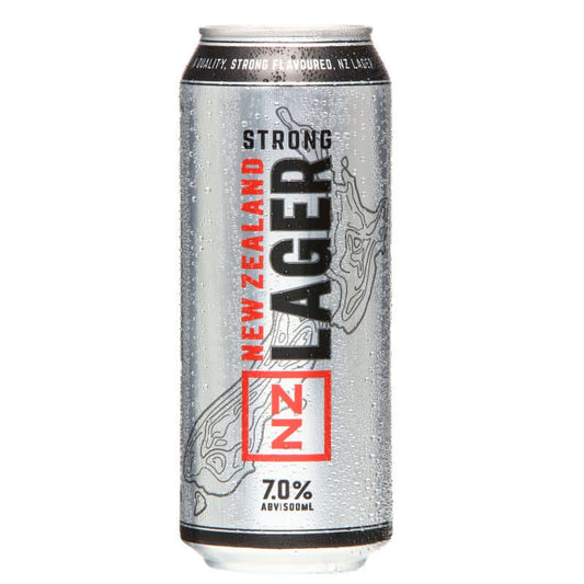 NZ Lager Strong 7% Single 500mL Cans