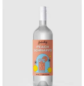 .  Saturdays Peach Schnapps 750mL (New-TLT) (Due Soon)