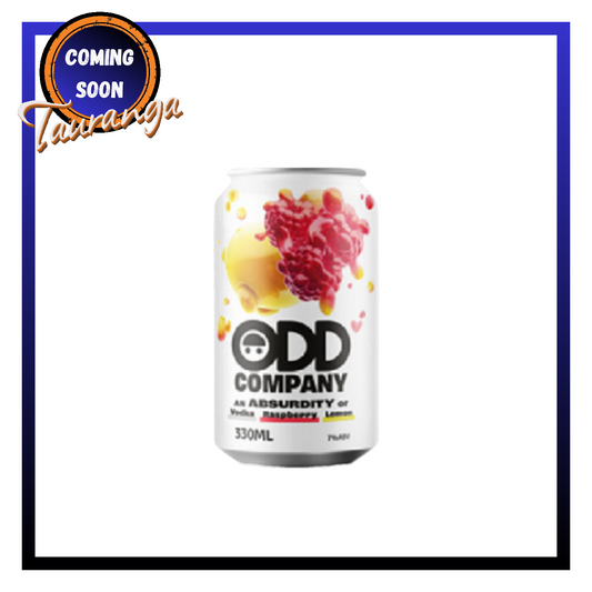 .  Odd Co Raspberry & Lemon 10 Pack 330mL Cans (New) (Due Second Week October)