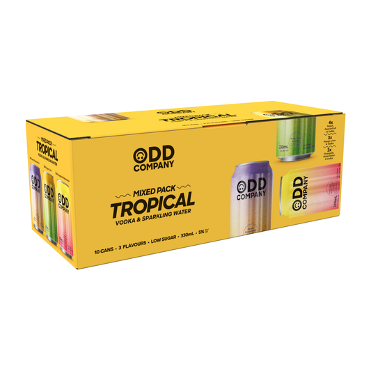 Odd Company Tropical Mixed 5% 10 Pack 330ml Cans - Thirsty Liquor Tauranga