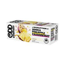 Odd Co Pineapple & Passionfruit 10 Pack 330mL Cans (New)