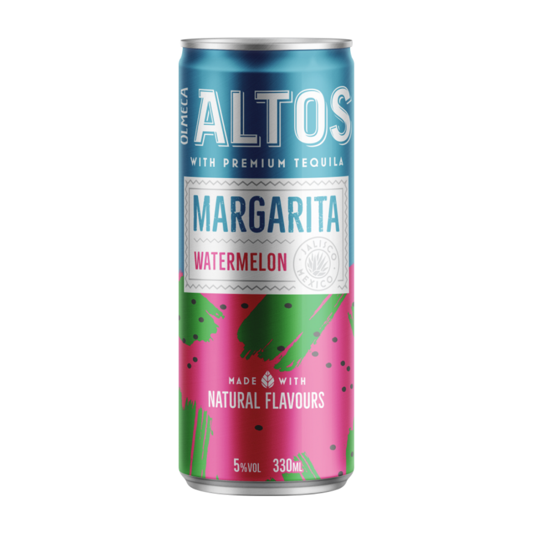 Altos Margarita Watermelon 5% 4 Pack 330ml Cans
