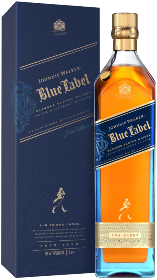 Johnnie Walker Blue Label 1L Bottle WFD