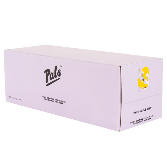 Pals The Purple One - Vodka, Peach, Passionfruit & Soda 10 Pack 330mL Cans