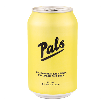 Pals The Yellow One - Vodka, Pineapple, Lime & Soda 10 Pack 330mL Cans