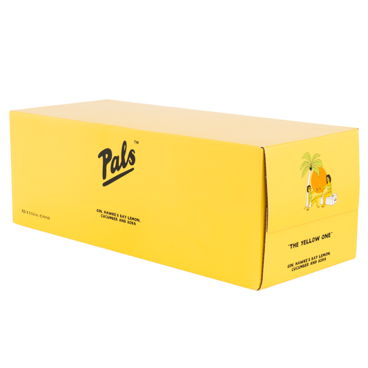 Pals The Yellow One - Vodka, Pineapple, Lime & Soda 10 Pack 330mL Cans