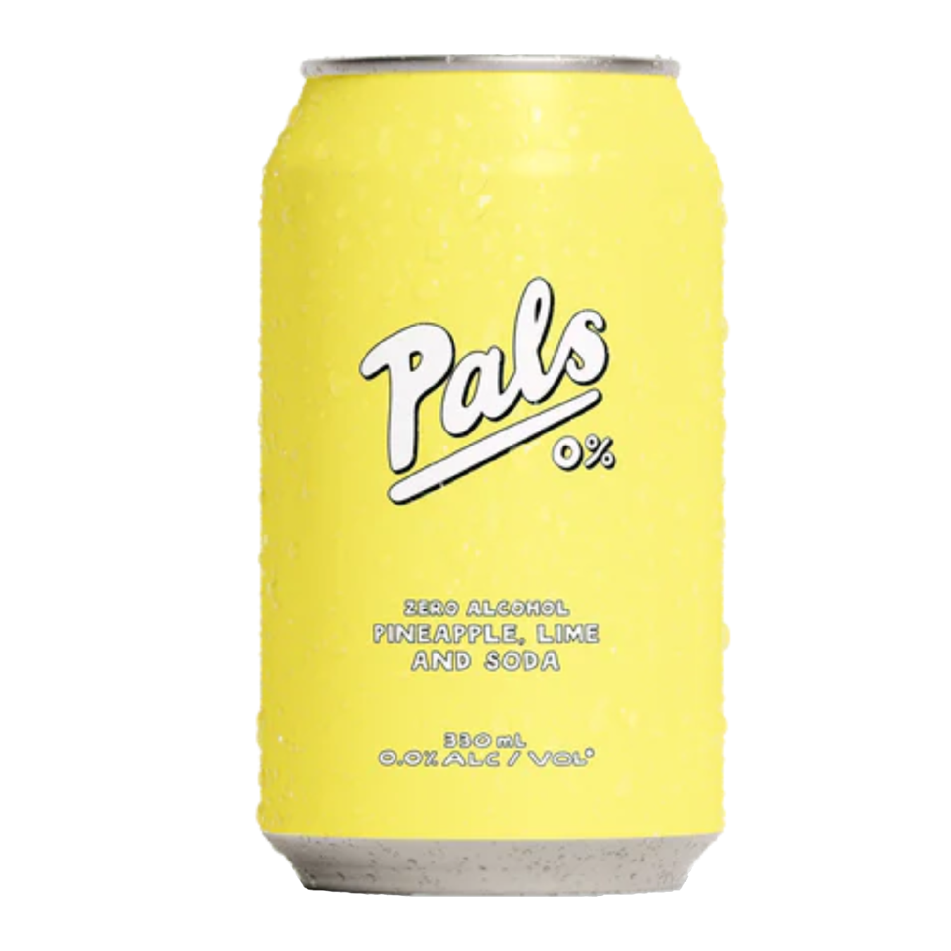 Pals Zero Alcohol Pineapple Lime and Soda 6 Pack 330mL Cans (TLT- EOL)