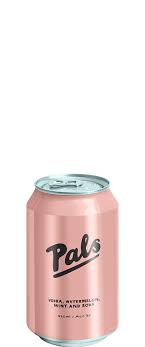 Pals The Pink One - Vodka, Watermelon & Mint 10 Pack 330ml Can