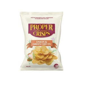 Proper Crisps - Onion & Green Chives 150g