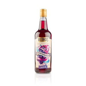 Retro's Grape Bubblegum Cordial 750ml (New)