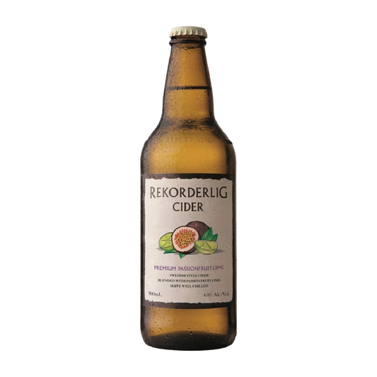 Rekorderlig Premium Passionfruit-Lime Cider 500ml Bottle
