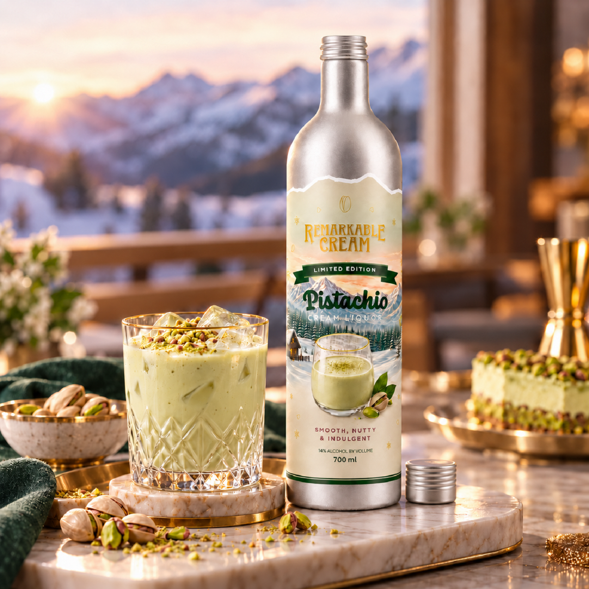 z. Remarkable Cream Pistachio Cream Liqueur 14% 700mL (New-TLT) (Due Soon)