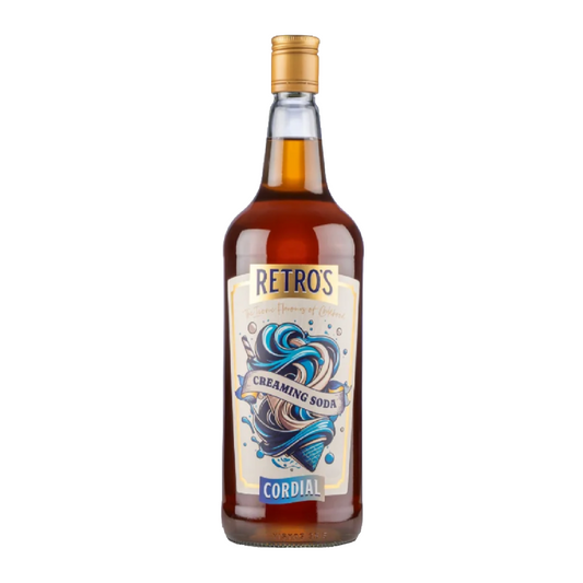 .  Retro's Creaming Soda Cordial 750ml (New-TLT)