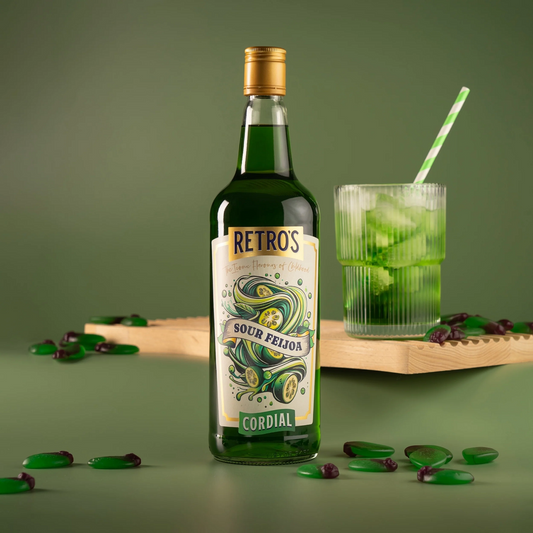 Retro's Sour Feijoa Cordial 750ml (New)